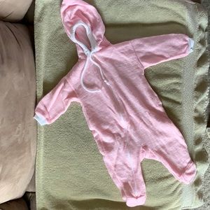 Vintage Knit Baby Onesie